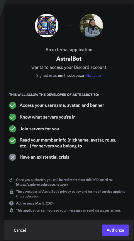 Connect Discord